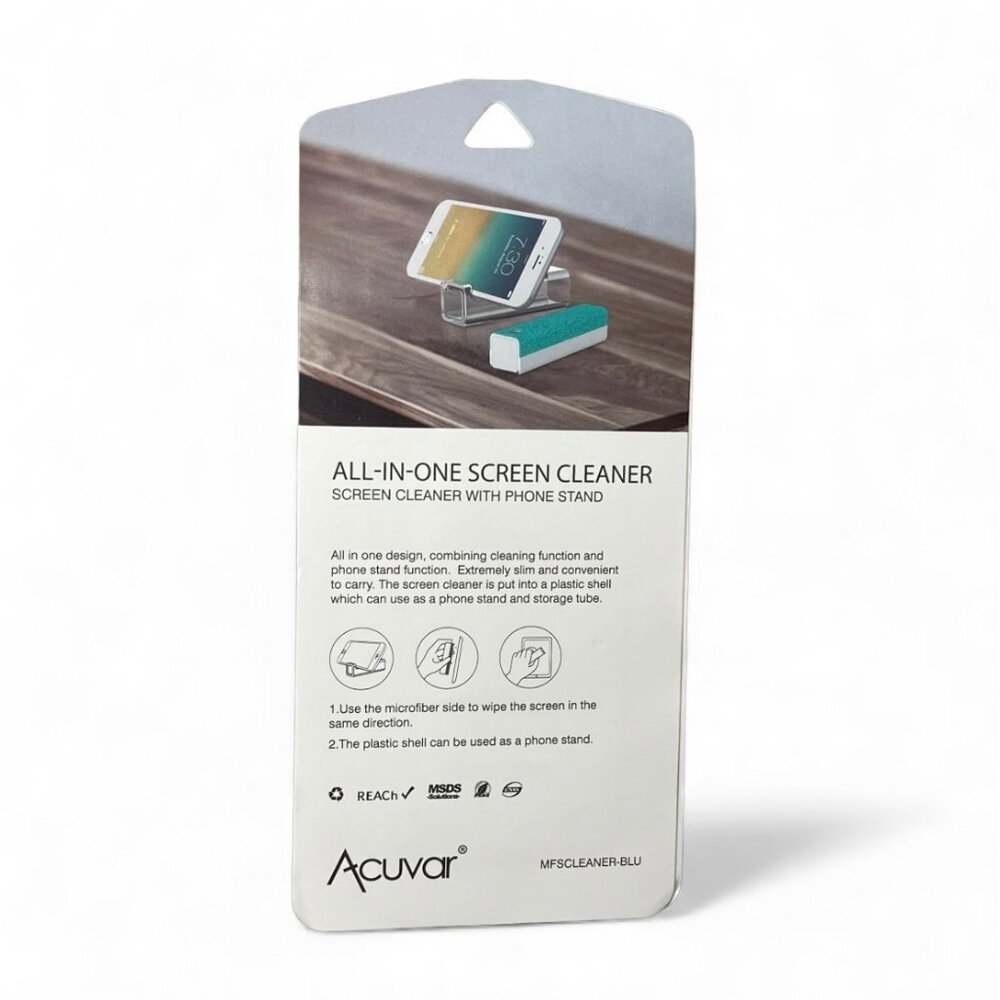 Acuvar All-In-One Screen Cleaner & Phone Stand Compact Design For Easy Use - Picture 2 of 4